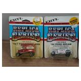 Ertl Replica Series Die Casts - Ford Sedan, Chevy Sedan, Mercury Coupe