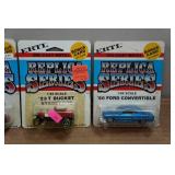 Ertl Replica Series Die Casts - Ford Sedan, Chevy Sedan, Mercury Coupe