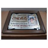 Vintage Coca-Cola Framed Mirror
