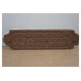 Vintage Wolterstorff Range Co St Paul MN Cast Iron Sign