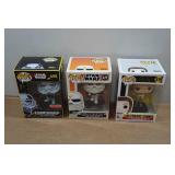 *3* Funko Pop Star Wars Bobble-Head Figurines
