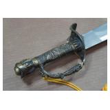 Stainless Steel 9-Ring Broad Sword