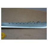 Stainless Steel 9-Ring Broad Sword