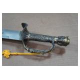 Stainless Steel 9-Ring Broad Sword