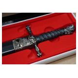 Assasins Creed 13.5" Carbon Steel Dagger