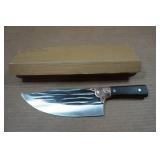 13" Hammered Carbon Steel Chef Knife