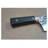 13" Hammered Carbon Steel Chef Knife