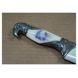 Bald Eagle Theme Collector Knife