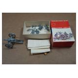 Vintage Lead Cannon & Soldiers