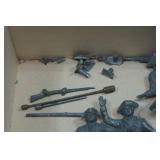 Vintage Lead Cannon & Soldiers