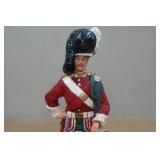 Antique Lead British Officer Statue