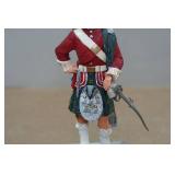 Antique Lead British Officer Statue