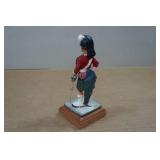 Antique Lead British Officer Statue