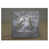 Antique Lead British Officer Statue