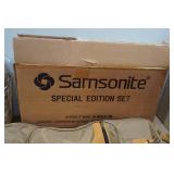 Vintage Samsonite Special Edition Garment Bag with Makeup Bag