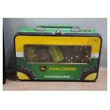 *2* John Deere Framed Pictures and Dominoes Set