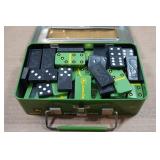 *2* John Deere Framed Pictures and Dominoes Set