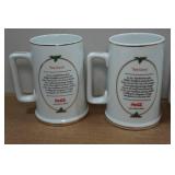 *8* 1996 Coca-Cola Christmas Collectors Mugs