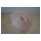 Vintage Frosted Pink Depression Glass Cookie Tray