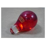 Antique Red Comet Hand Tossed Fire Grenade