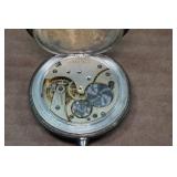 Antique Omega Grand Prix Paris 1900 Enameled Silver Men