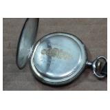 Antique Omega Grand Prix Paris 1900 Enameled Silver Men