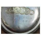 Antique Omega Grand Prix Paris 1900 Enameled Silver Men