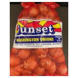 Onions - Sunset Washington Onions, 25 Lbs Net Wt
