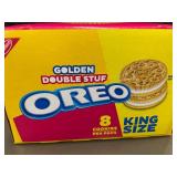 ID 3 - Oreo Golden Double Stuf King Size Cookie Packs, 10 Pack (Best by May 2025)