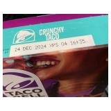 Taco Bell Crunchy Taco Cravings Kit, 4 Boxes, Best By 12/24/2024