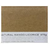 Natural Mango Licorice 875g (Best Before 11 Sep 2025) - 4 bags 875 grams each