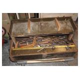 Wood Case with Assorted Tools - Clamps, Spinner Wrenches