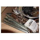 Assorted Tools - Organizers, Wrenches, Clamps, Bits