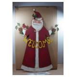 Metal Welcome Santa Sign - 4