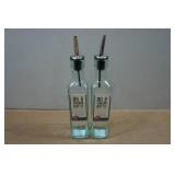 Glass Oil and Vinegar Bottles