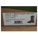 Smoky Mountain Boots - Size 1