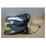 Cressi Fin, Snorkel, and Mask Set