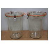 *2* Weck 3/4L Mold Canning Jars
