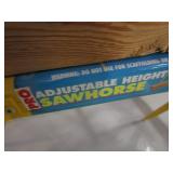 Aluminum Step Ladder, Sawhorses