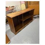 Wooden Open Shelf Entertainment Console 57x13x30 Inches