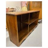 Wooden Open Shelf Entertainment Console 57x13x30 Inches