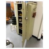 Antique Painted Wooden Pantry Cabinet 31.5x16.5x61 in