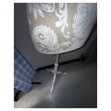 Decorative Dress Form Mannequin with White Floral Pattern