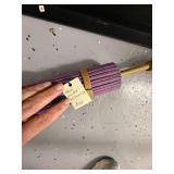 Set of 3 Hand-Painted Asian Paper Parasols with Floral Designs