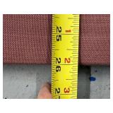 Framed Textile Wall Art with Vase and Floral Embroidery 36x24 Inches