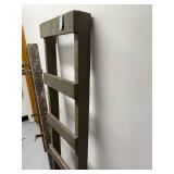 Wooden Green Utility Ladder