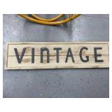 Vintage Style Wood Wall Sign Decor 48x12 Inches