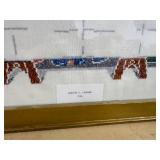 Framed Last Supper Cross Stitch Artwork by Dorothy E. Lehmann 1996