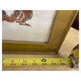 Framed Last Supper Cross Stitch Artwork by Dorothy E. Lehmann 1996