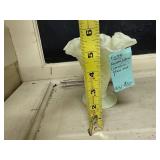 Vintage Fenton Hobnail Uranium Glass Vase